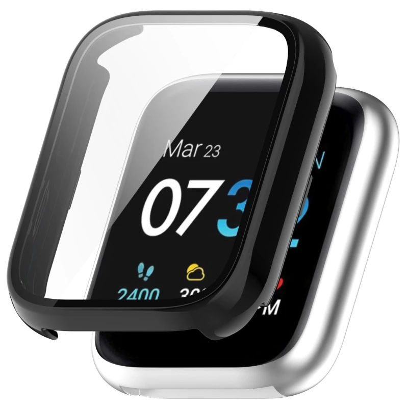 Carcasa de marco de reloj inteligente, película de vidrio templado, cubierta de PC dura adecuada para iTOUCH AIR 3, Protector de pantalla a prueba de golpes