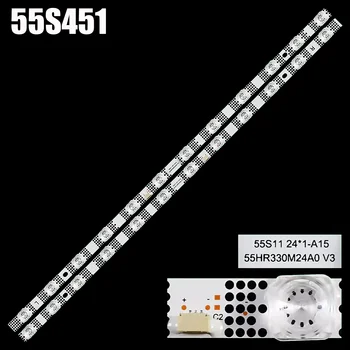 LED-Hintergrund beleuchtung Streifen für 55 s450g 55 s451 55 s453 55 s455 55 hr330m24a0 v3 B0101-000627 55s41-ca 55s11-zx303030a1-24x1