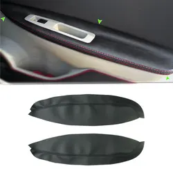 For Nissan Qashqai J10 2007 2008 2009 2010 2011 2012 2013 2014 2015 Car Door Handle Panel Armrest Microfiber Leather Cover