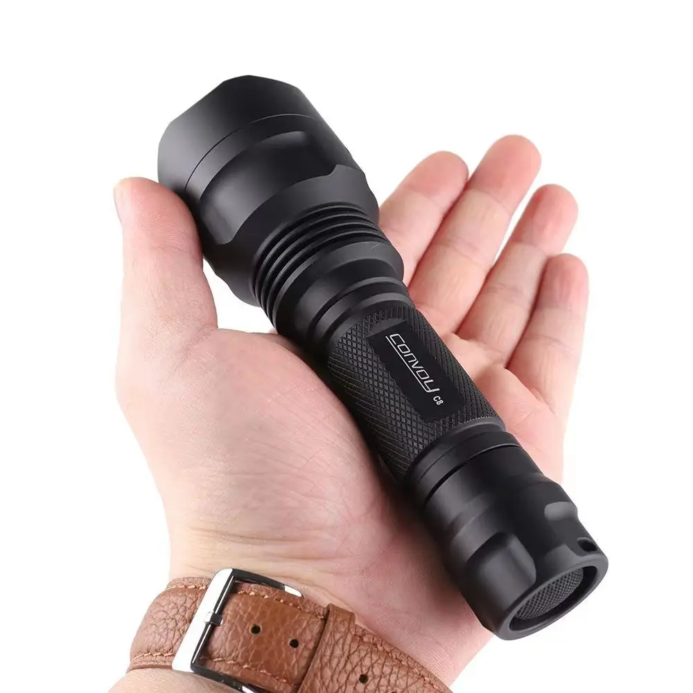 Convoy C8 Plus with KP CSLNM1.F1 Green Light Torch Flashlight EDC Linterna Led 18650 Latarka Fishing Tactical Hunting Light