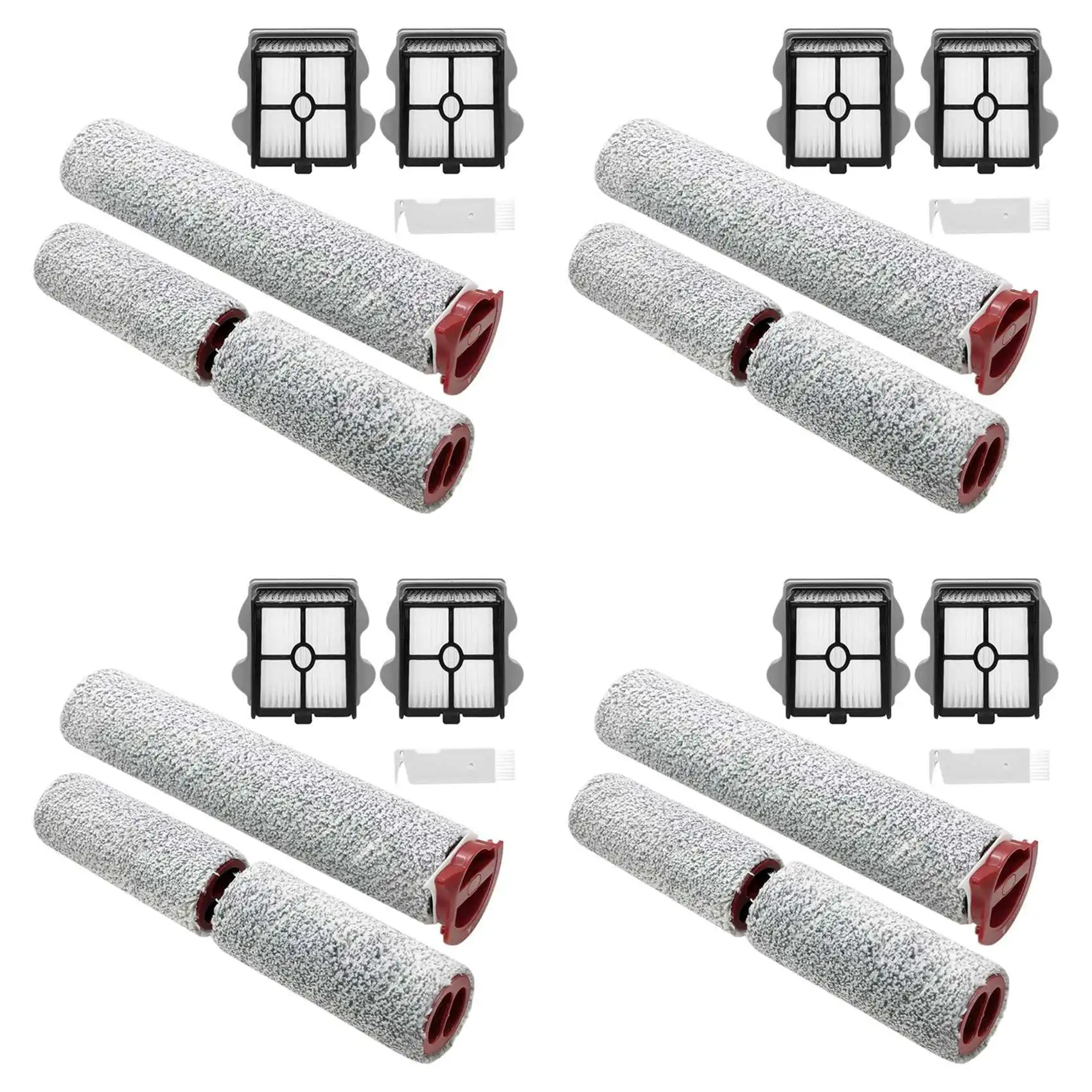 Nouveauté : ensemble de 4 brosses et de rouleaux, ainsi que filtre pour aspirateur Roborock Dyad Pro, pièces de rechange pour aspirateur à usage sec et humide.