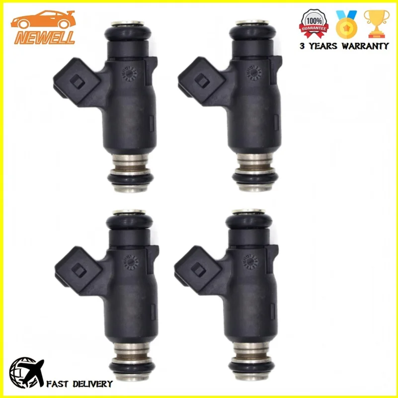 

4pcs 93397803 94669930 25345146 FJ10734 Fuel Injector For Chevrolet Celta Chevy Prisma Tornado Montana Corsa Meriva 1.6L 1.8L