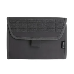 Emersongear-bolsa táctica para archivos EDC con etiqueta azul, paquete de tarjetas con nombre, bolsillo portátil, Camping, caza, senderismo, deportes al aire libre, nailon