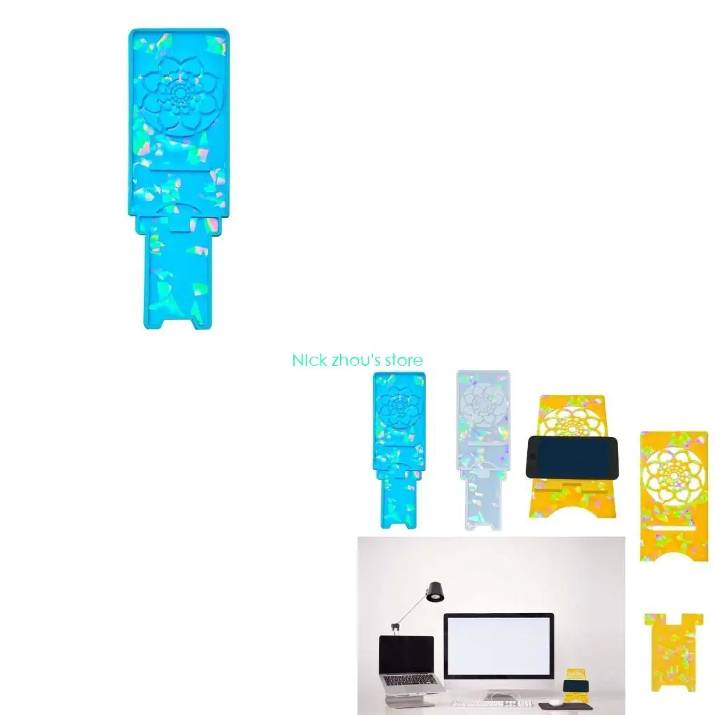 

E15E голографический силиконовый держатель для мобильного телефона, эпоксидные формы для литья, инструмент для рукоделия, для