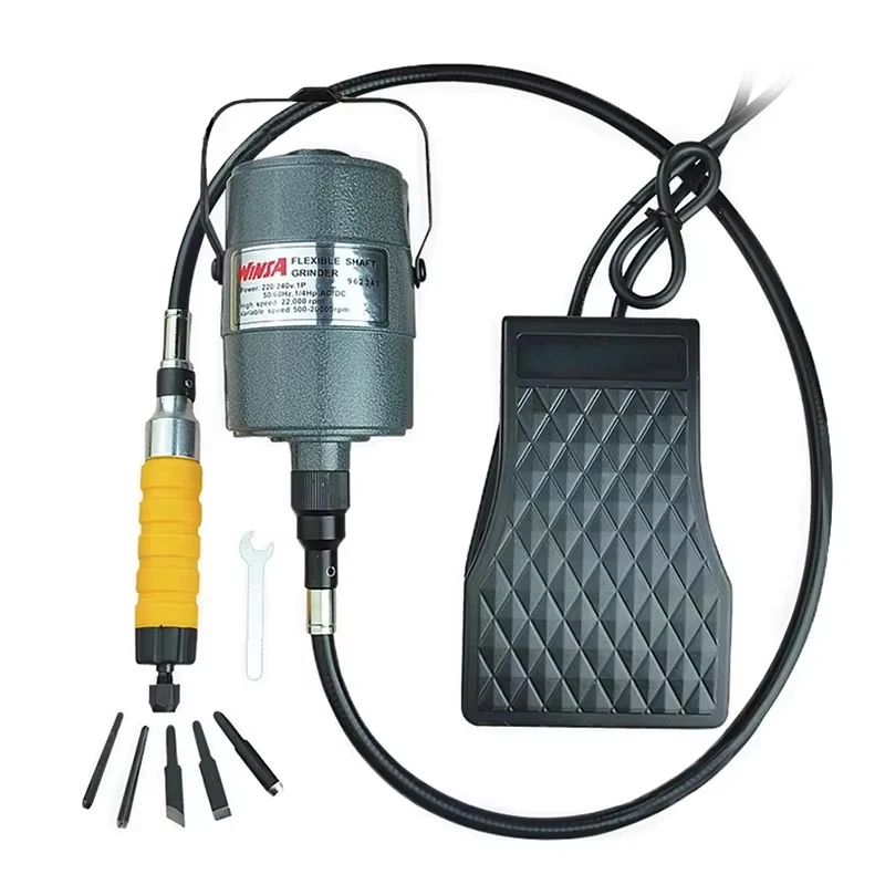 Hanging Flexshaft Electric Jewelry Grinding Polishing Tools Machine Drilling Machine Polishing Flexible Shaft Machine Kit 220V