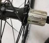 幅 28 ミリメートル 700C カーボンロード自転車ディスクブレーキホイール 50/55/60 ミリメートルカーボンチューブラーラチェット 52T セラミックハブディスク自転車ホイールセット 4