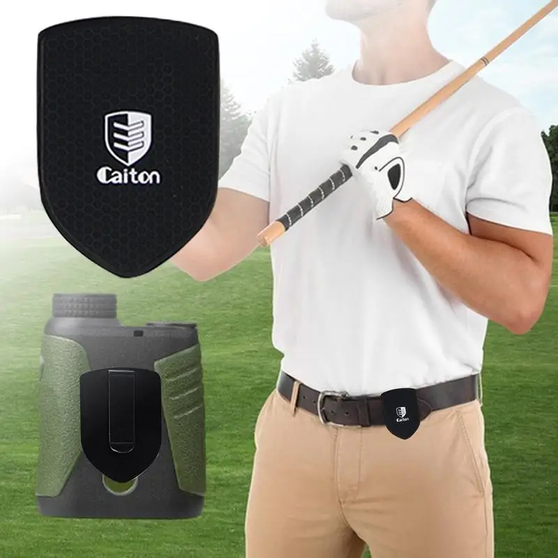 Golf Rangefinder Waist Clamp Metal Rangefinder Bite Clip Rangefinder Accessories Portable Golf Tool Lightweight Golf Supply For