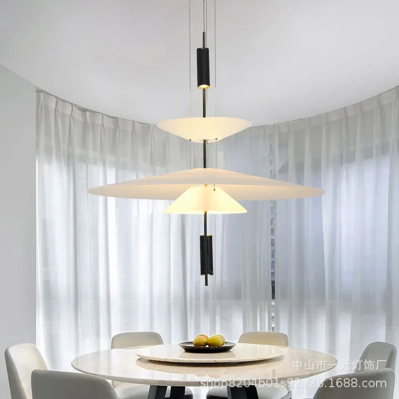 Nordic Designer LED teto Lustre, Acrílico, Jantar, Sala de estar, Mesa Central, Cozinha, Lâmpada pingente, Home Decor, Luminária