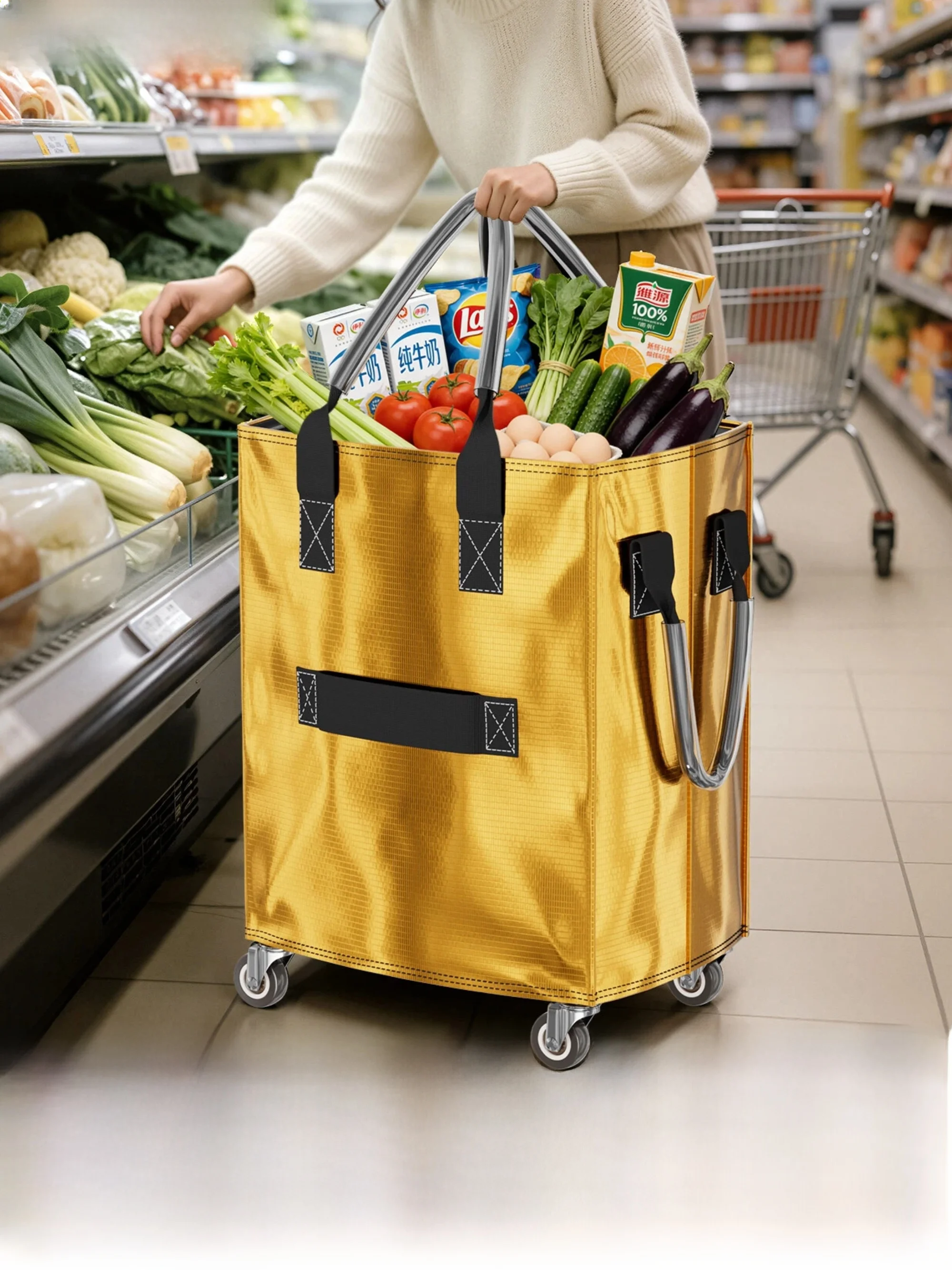 carrello-pieghevole-portatile-grande-capacita-con-ruote-per-viaggi-e-spesa-struttura-in-metallo-veicolo-utilitario-per-stoccaggio-domestico