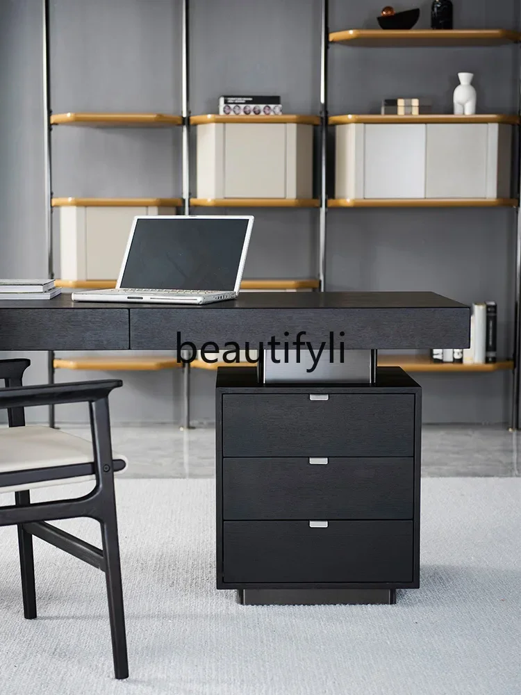 

NQ09Итальянский минималистичный учебный стол, комбинация книжного шкафа, современный минималистичный офисный стол, аксессуары для украшения дома