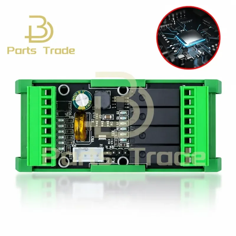 for FX2N 10MR 10MT 14MR 14MT PLC Board DC24V Power Relay Transistor Output With Shell High Speed Count Analog Input 2AD 0-10V