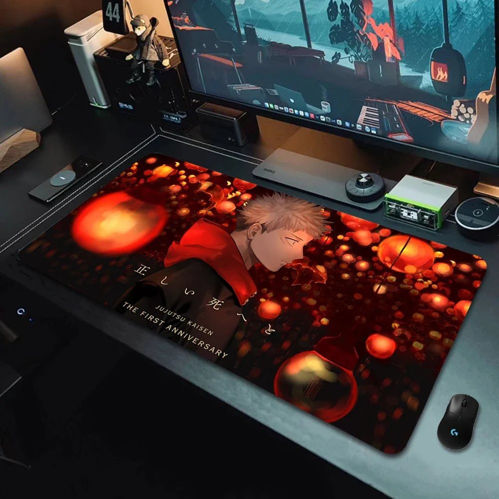 Jujutsu Kaisen Mouse Pad Gamer Large Computer Home Anime Mousepad XL Keyboard Pad Non-Slip Soft Carpet Mice Pad Tapis De Souris