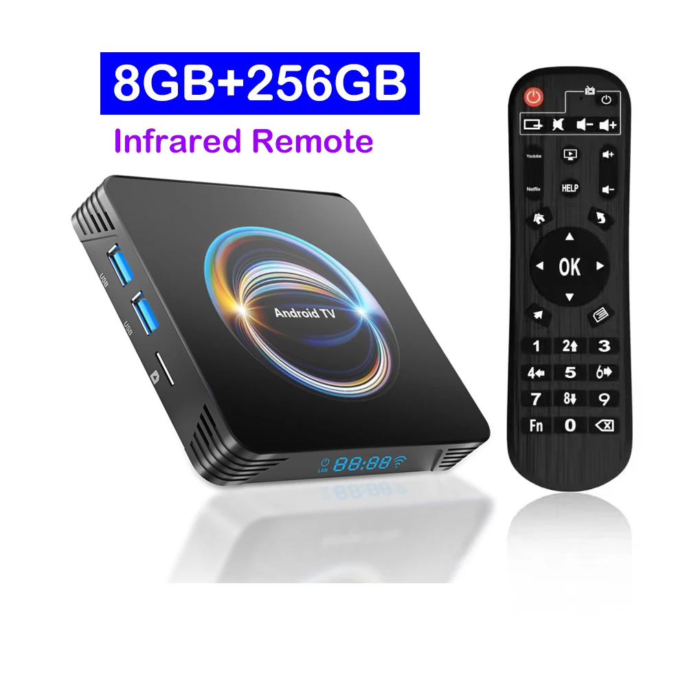 Smart TV Box Android 16 2026 X66 8K RK3528 Mediaspeler Ondersteuning Dual Wifi 5G 32GB 64GB 128GB 256GB BT6.0 Zeer Snelle Set Top Box