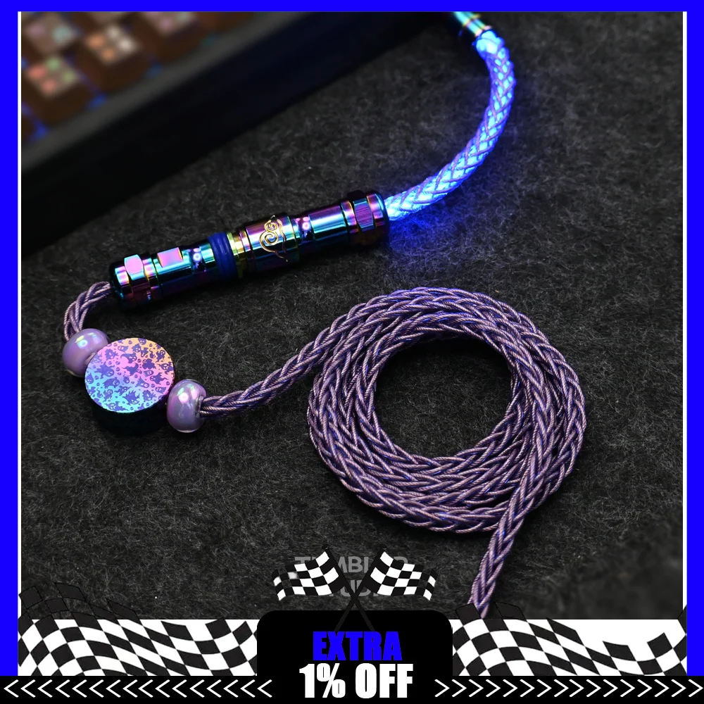 tumbler-studio-halloween-violet-clavier-mecanique-personnalise-a-interrupteur-magnetique-wooting-avec-cable-aviator-en-cuivre-et-cristal-unique