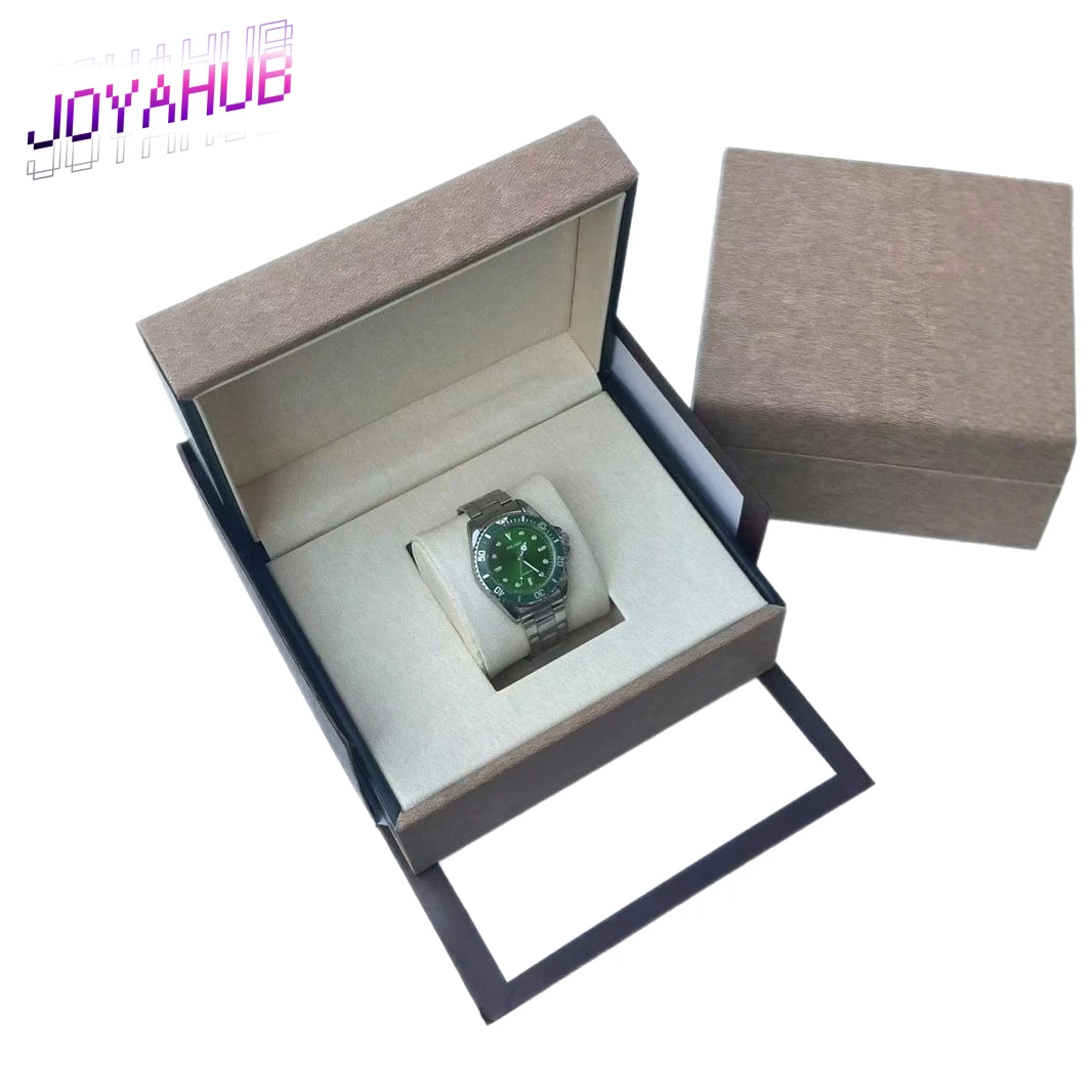 

Customized LOGO Luxury Wooden Watch Box Home Display Jewelry Case High End PU Commercial Use Watch Storage Box Gift OEM
