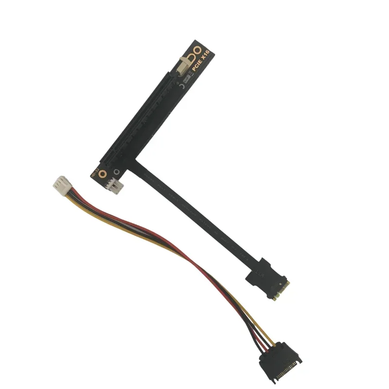 PCIe 3,0 M.2 WiFi A/E Key NGFF a X16 tarjeta gráfica Cable de extensión de minería múltiples tarjetas PCI-E Riser GPU Cable adaptador de tarjetas de vídeo