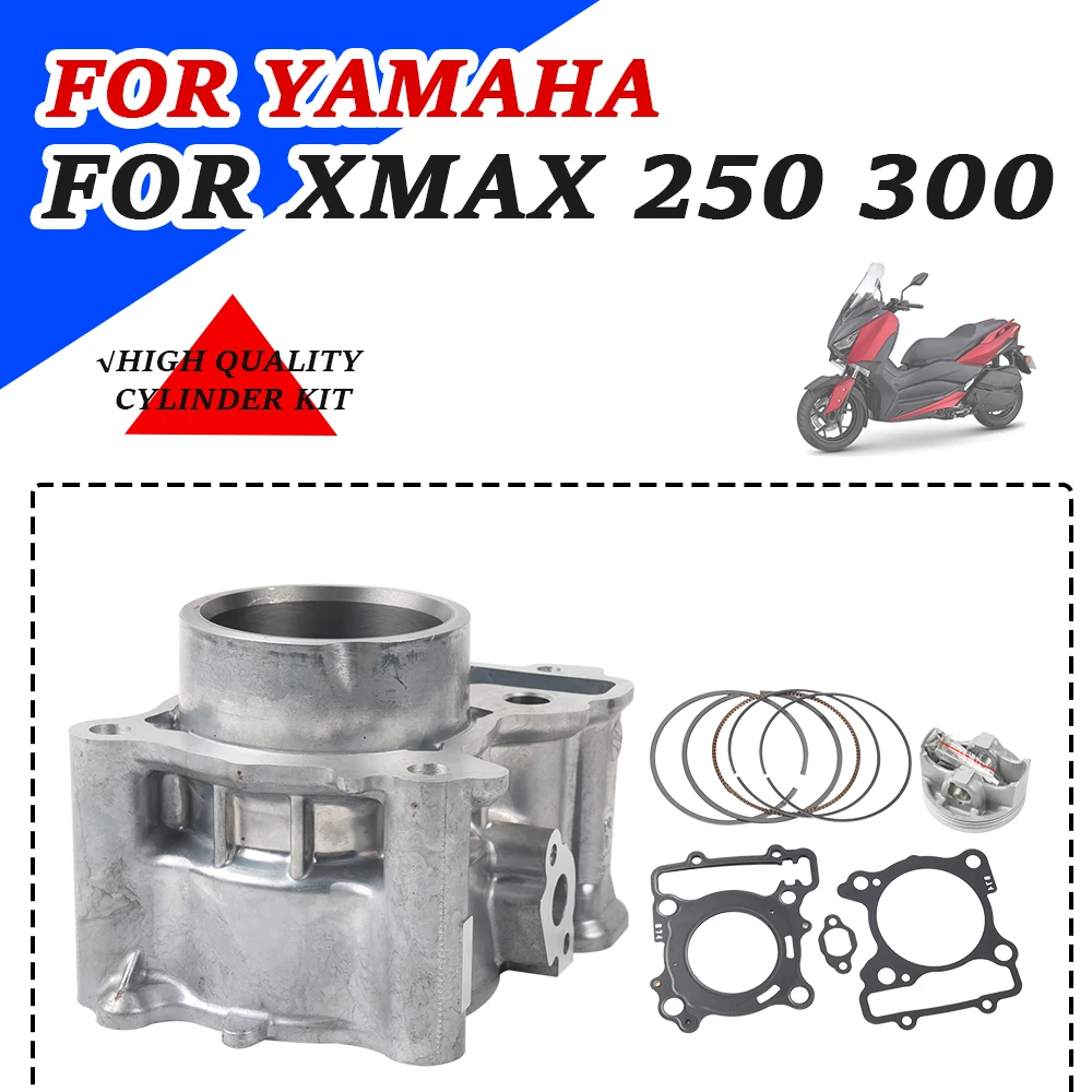 

Motorcycle Accessories 70MM Air Cylinder Piston Block Ring Head Base Gasket Kit For Yamaha XMAX 300 XMAX300 XMAX250 X-MAX 250