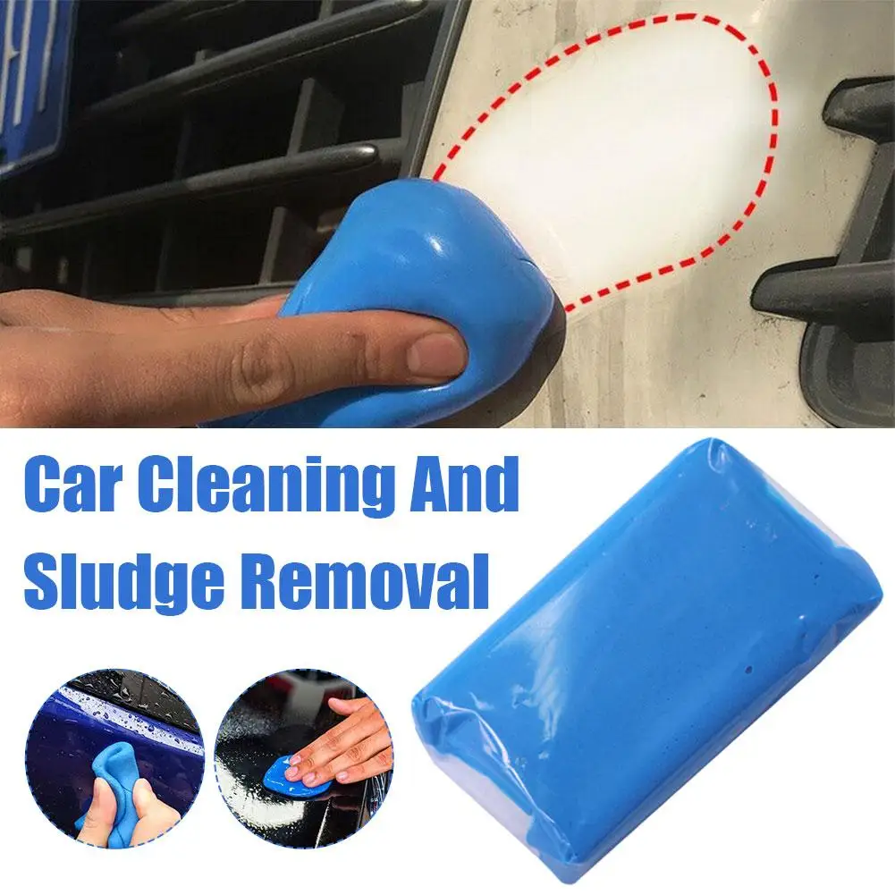 Car Wash Mud Blue Magic Wash Clay Glass Cleaning For Vehicles Auto Car Detailing Removing Dust Car Washer Care Supplies 202 C3S8