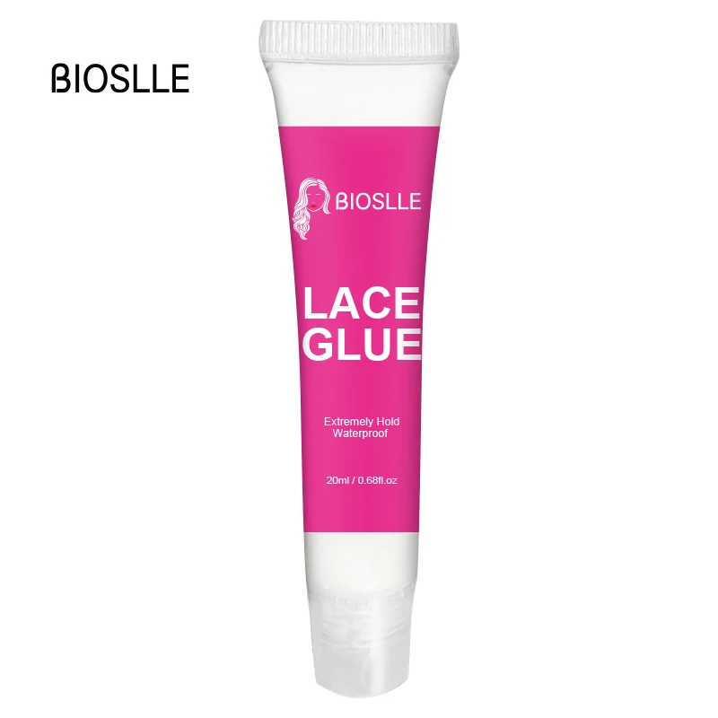 BIOSLLE 20ml 0.68oz  Waterproof Strong Hold Tube Lace Glue Hair Bond Frontal Wig Adhesive