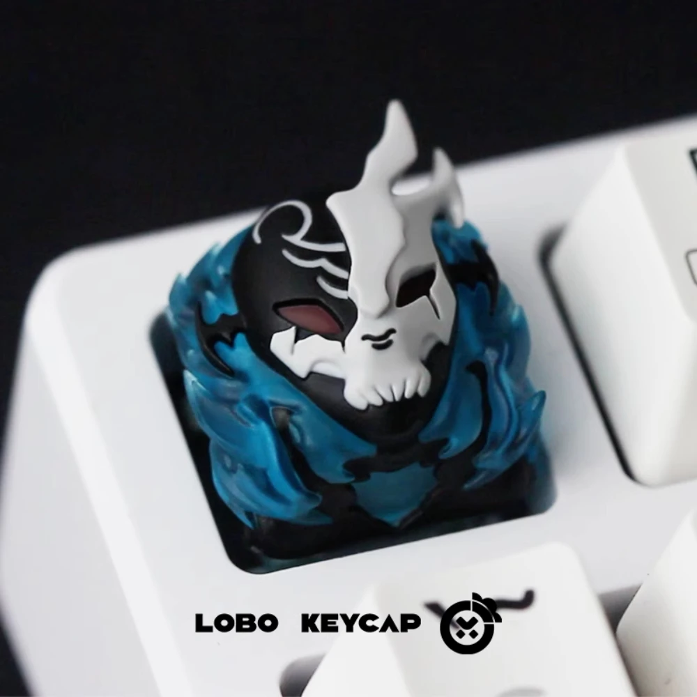 Solo Leveling Keycaps Anime Cool Custom Artisan Translucent Shadow Army Resin Key Caps for Mechanical Keyboard Game Accessories