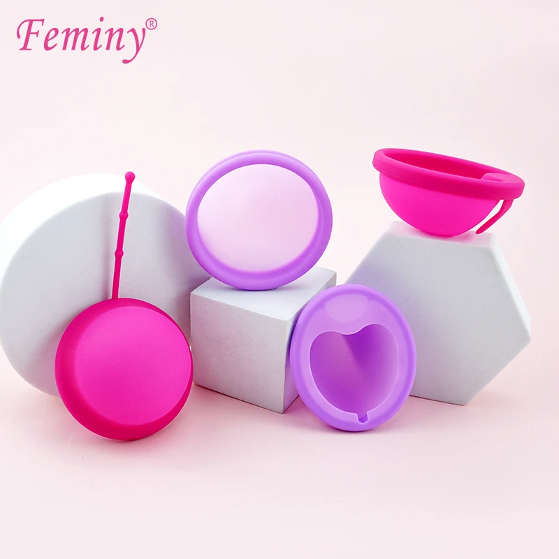 Female Disk Menstrual Disco Feminino Personal Healthy Care Menstrual Cups Silicone Medica Menstruation Cup Certified Hypoallergenic Flat Menstrual