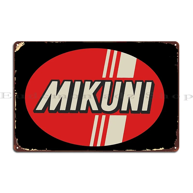 Mikuni Racing Carburetors Japan Metal Plaque Poster Design Design Wall Cave Decoration Cinema Tin Sign Poster