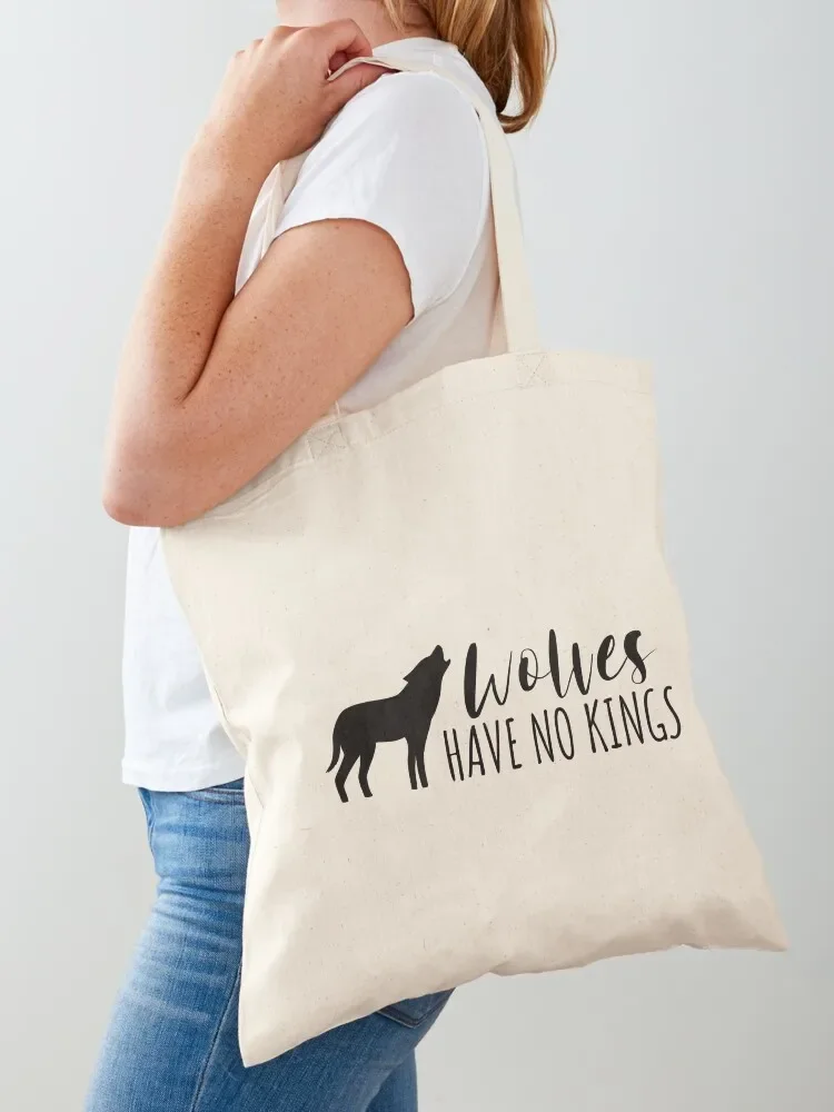 Wolves have no kings Tote Bag bag luxury women hand bag large tote