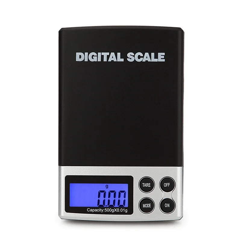 High Precision 2000gx0.1g Electronic scale 500g x 0.01g Electronic Jewelry Scale for Kitchen Jewelry Accessories Jewelry Office