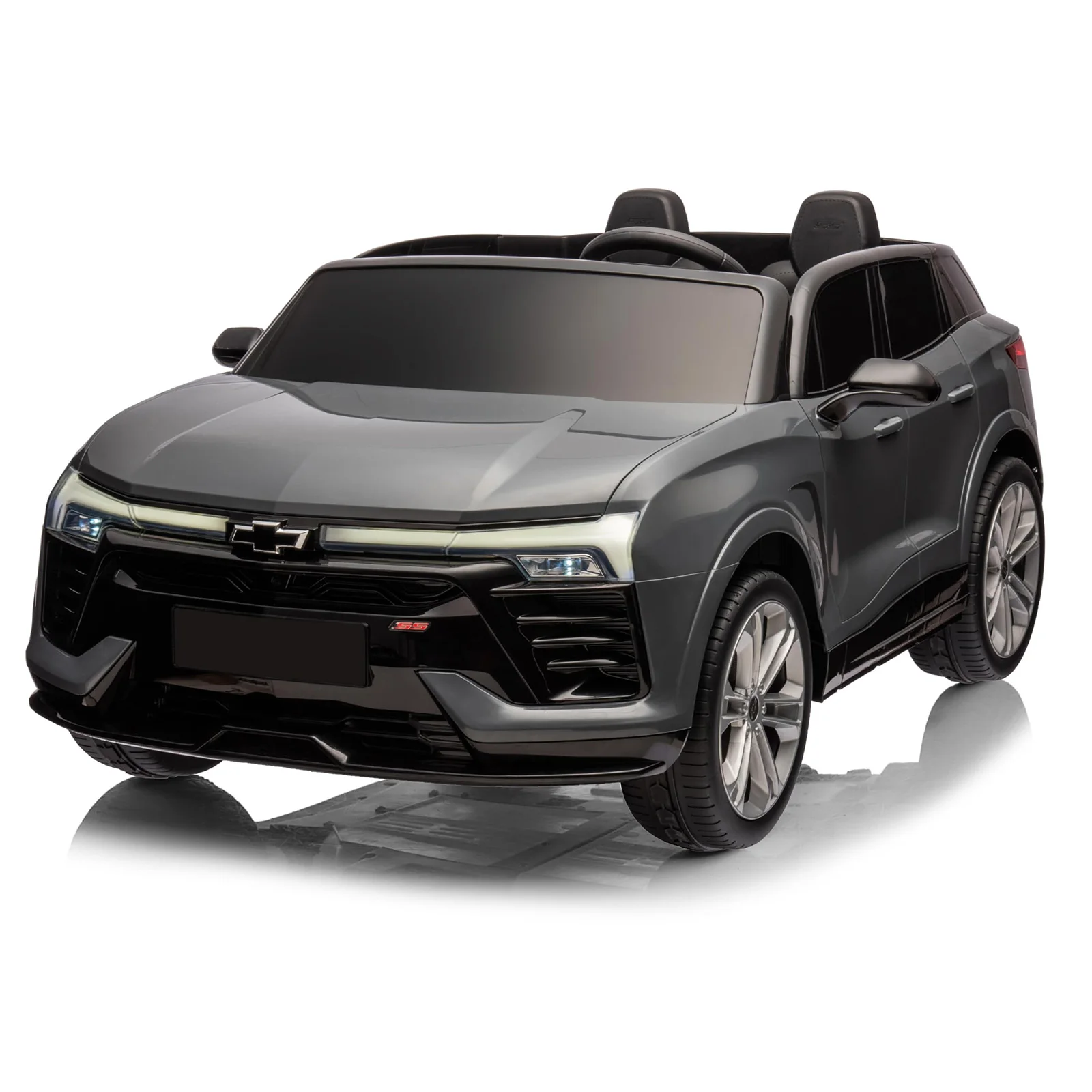 24V 2 Seater Kids Electric Ride On Car With Parent Remote, 7Ah Battery, 4 MPH, Spring Suspension, LED Lights, Music & USB