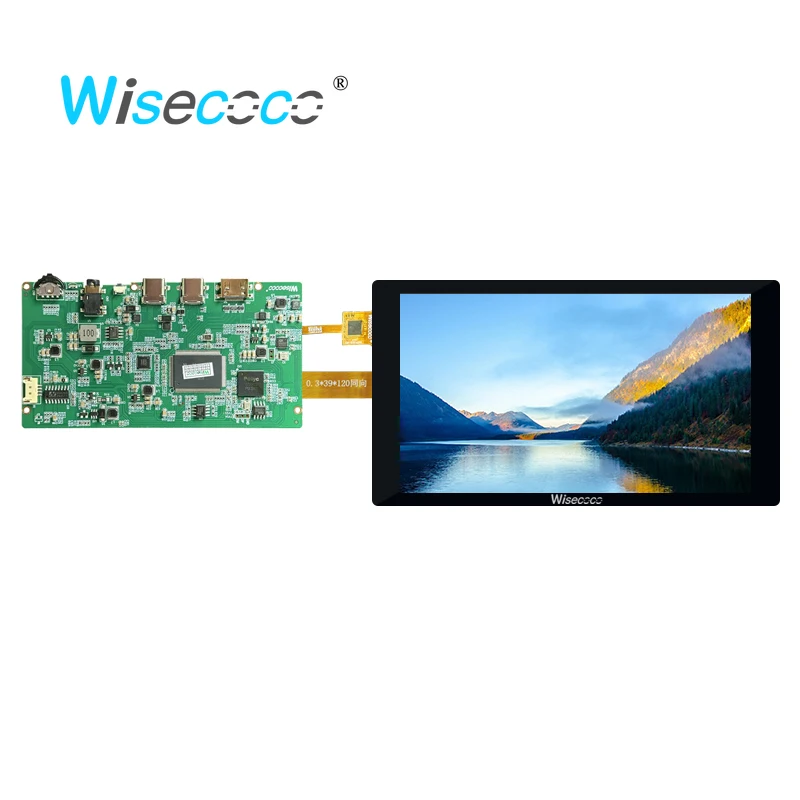 7'' 1920*1080 IPS LCD Touch USB-C 6.8'' Display OneLine FHD Screen For Raspberry Pi 4 Type-C Phone TV Box USB C Controller Board
