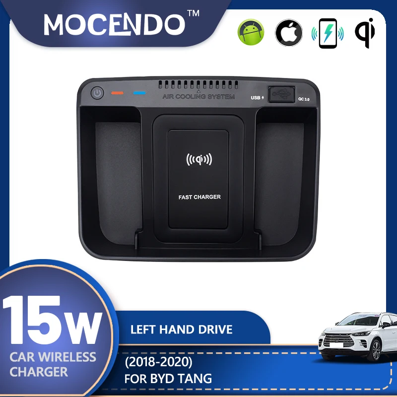 

Car Wireless Charger For BYD Tang 2018-2020 Fast Charging Plate Mobile Phone Holder Accessories interior