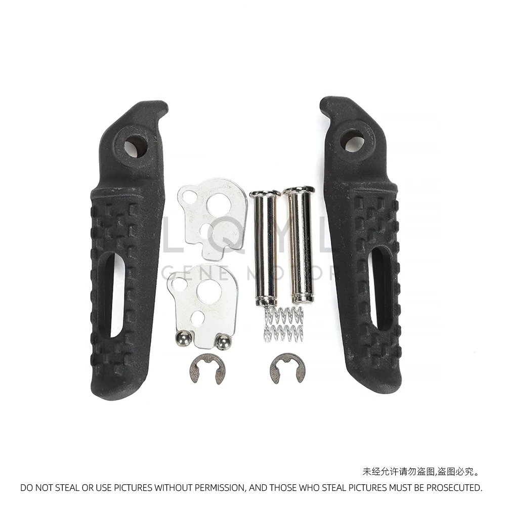 

Мотоциклетные задние подножки серебристого песка, черного цвета, подножки для Honda CBR600F 2007-2023 2022 2021 2020 2019 2018