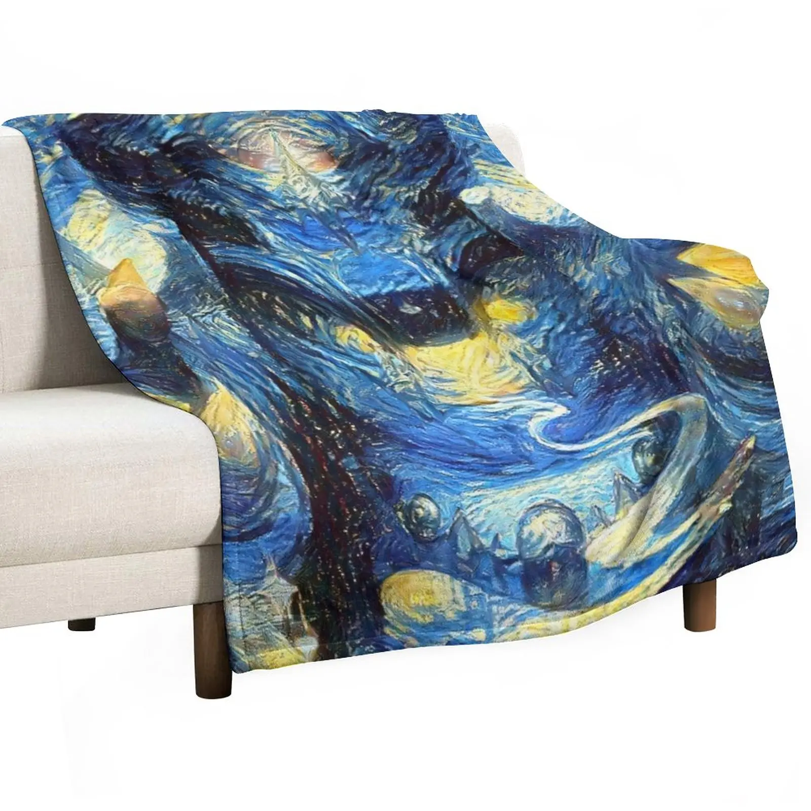 

New Starry Night Arcana Tahm Kench Throw Blanket Luxury Throw Blanket Cute Blanket Decorative Bed Blankets