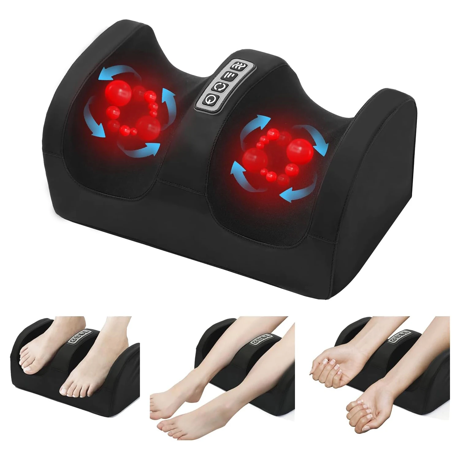 حار ضغط الكهربائية القدم الرعاية الصحية شياتسو الأسطوانة العجل هزاز اللفافة الأخمصية العضلات الاسترخاء لليوجا اللياقة البدنية الجري