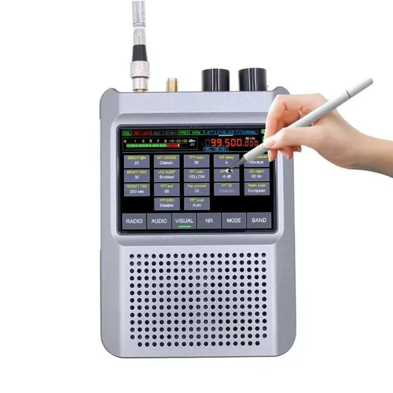 New Firmware 2.40 Second-generation DSP2 SDR Receiver Radio 10kHz-380MHz, 404MHz-2GHz