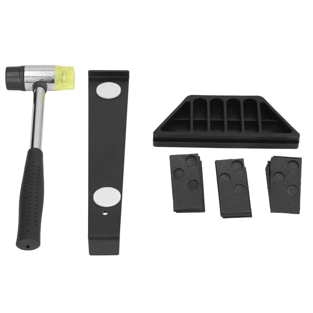 

23Pcs Multi-piece matching Floor Install Kit For solid&composite Handheld practical Rubber Mallet Complete accessory set