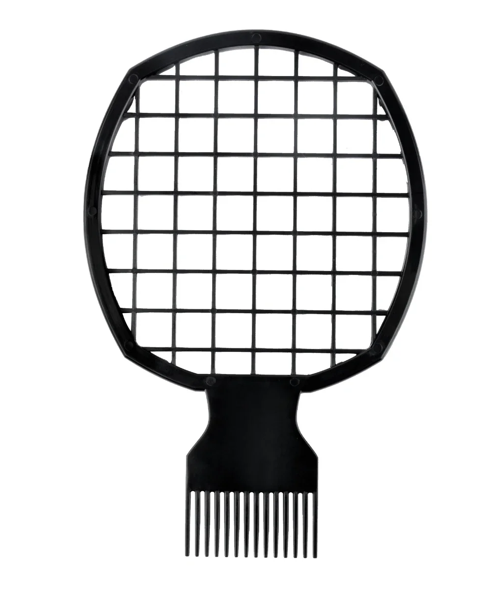 Afro-Lockenkamm, Friseur-Locken-Netzkamm, Einsteckkamm, schwarzer Herren-Locken-Schwamm, Salon-Friseur-Styling-Werkzeug-Set – Detail 7