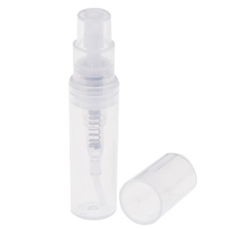 100 Stuks 3 Mini Clear Plastic Hervulbare Fles Draagbare Mondwater Flacon Cosmetische Verstuiver voor