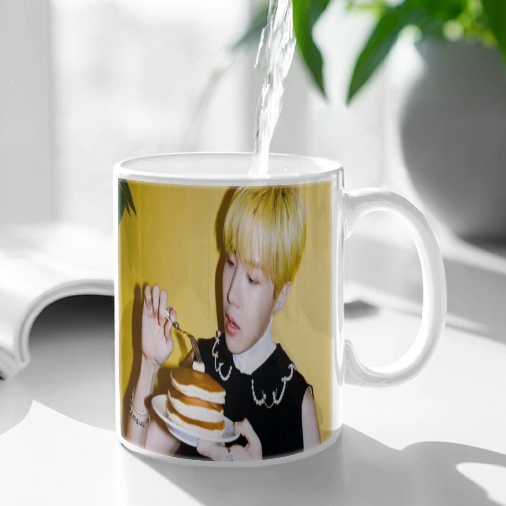 J-Hope-Arson Classic Movie Ceramic Mugs Coffee Cups Milk Tea Cup ins Oatmeal Breakfast Mug Drinkware Kitchen