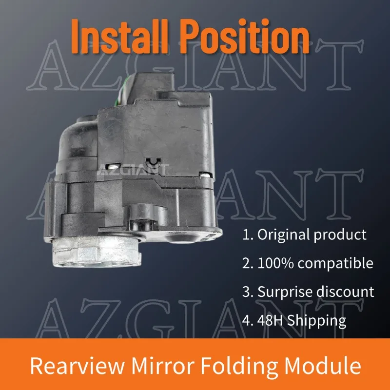 

AZGIANT Left Right Sideview Mirror Power Folding Motor for 2014-2018 Hyundai Sonata 9 PHEV Replacement Car Parts