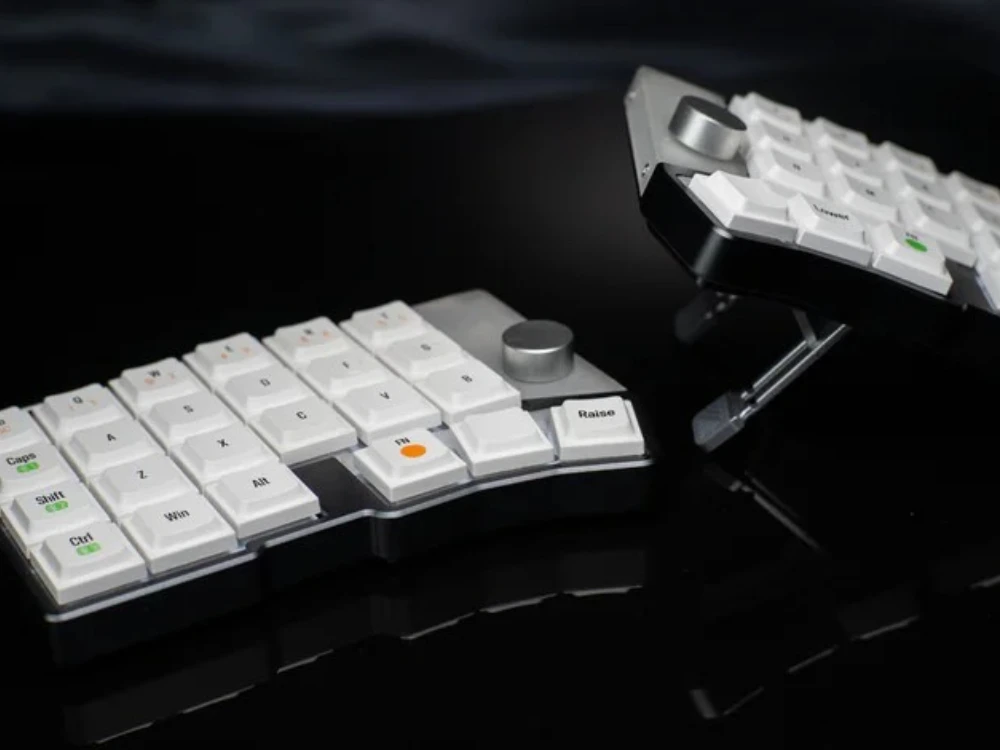 Kit Keyboard Cornix Wireless Tenting Knob Wired Bluetooth Choc V2 Split Dual Mode Aluminium in Line Fr4 Vial Teclado