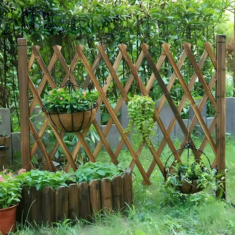 

Выдвижной забор для ворот, садовый забор для легкой регулировки, безопасный садовый декоративный забор, забор для домашних животных, декоративный барьер для конфиденциальности