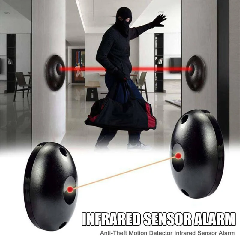 AC/DC 12-24V Infrared Photocells Gate IR Sensor Switch Relay Anti-theft Alarm System For Garage Windows AUTO Gate Opener Barrier