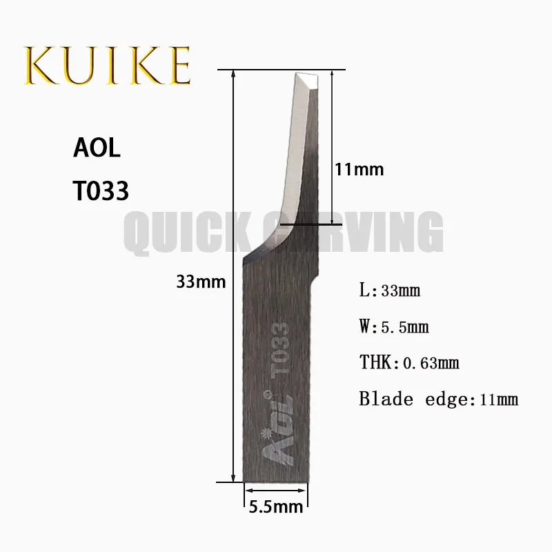 10 pz AOL T142 T033 T038 T131 T133 T138 lama oscillante macchina da taglio vibrante utensile coltello da taglio in carburo di tungsteno