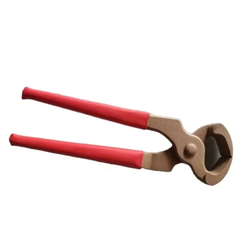 

Non Sparking Tools Aluminum Bronze 7" Pincer Plier With Red Handle Suitable for Various Fields