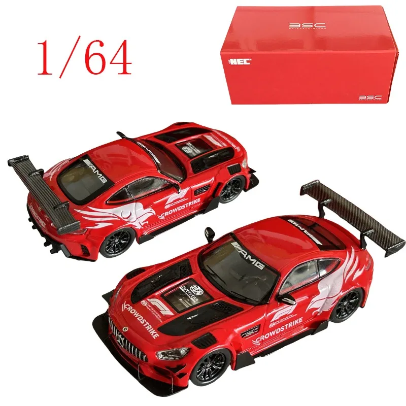

BSC Diecast 1/64 Scale Mercedes-AMG GT S Carbonerre Beijing Show Limited Edition HEC Alloy Car Model Toys for Boys Gift