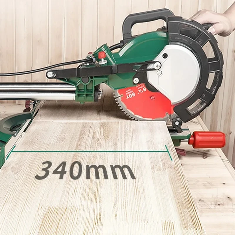 

12 Inch Saw Aluminum Machine 12 Inch Tie Rod Cutting Machine Miter Saw Multi-Function Miter 45 Degree Woodworking Tool
