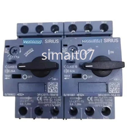 

3RV2011 Series Circuit Breaker 1 Pole 10A 100A 125A 160A 2 Pole 20A 25A 32A 4 Pole 63A 80A - 3RV2011-1BA10 3RV2011-0CA10 3RA2011