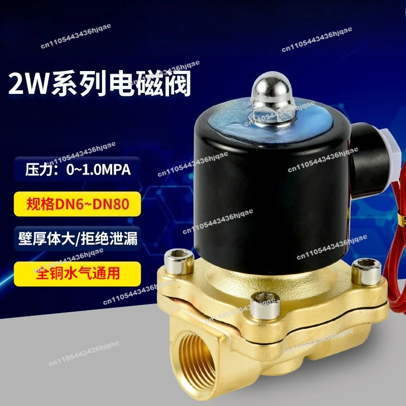 2W Series Step-by-step Direct-acting Diaphragm Type Normally Closed Open Solenoid Valve | Water Pneumatic Explosion-proof,