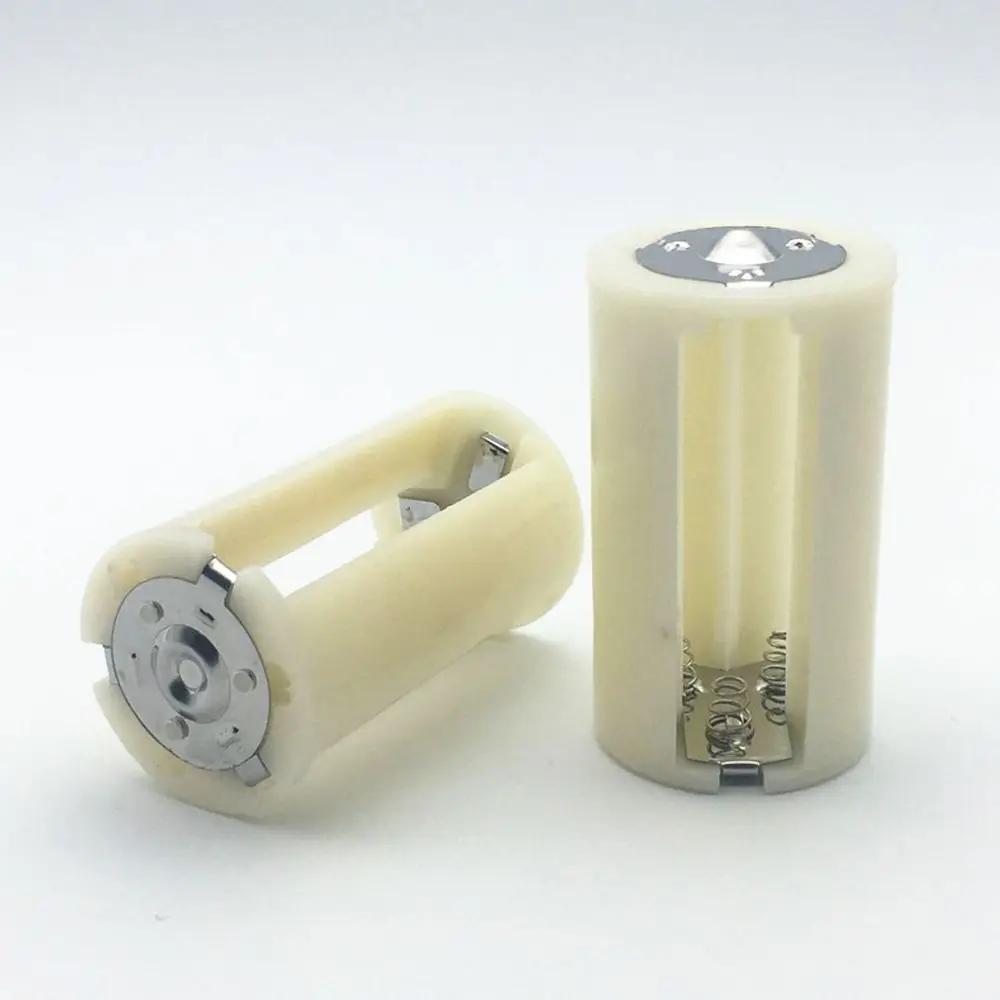 Conversion Tube Battery Shell 3pc AA To D Size Battery Conversion Box Battery Converter Battery Adapter Case Battery Switcher